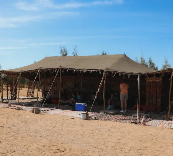 Hurghada Bedouin tea in a desert camp