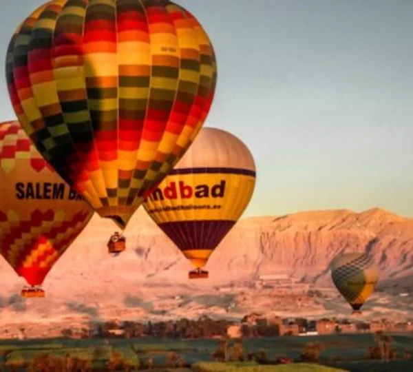 Hot Air Balloon Over Valley of The Kings