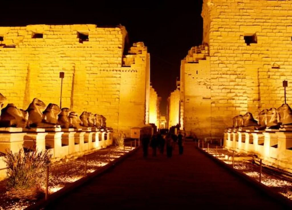 Sound and Light Show Karnak from Luxor