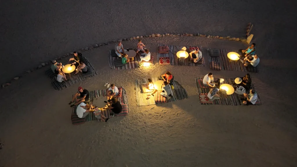 Hurghada Bedouin tea in a desert