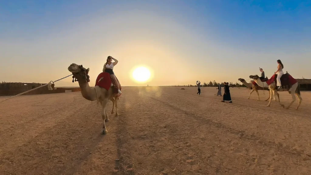 Hurghada desert by camel